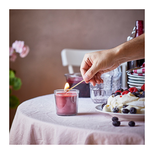 STÖRTSKÖN scented candle in glass