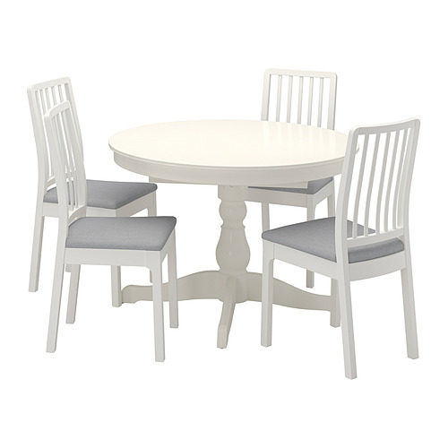 INGATORP/EKEDALEN table and 4 chairs
