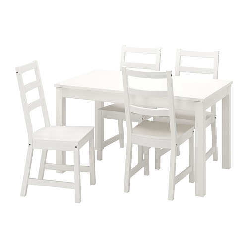LANEBERG/NORDVIKEN table and 4 chairs