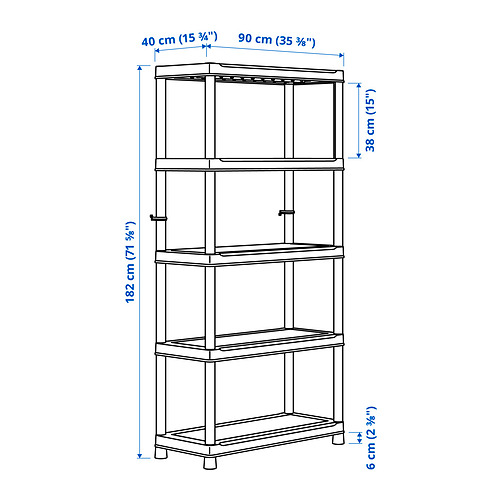 RUNMARÖ shelving unit