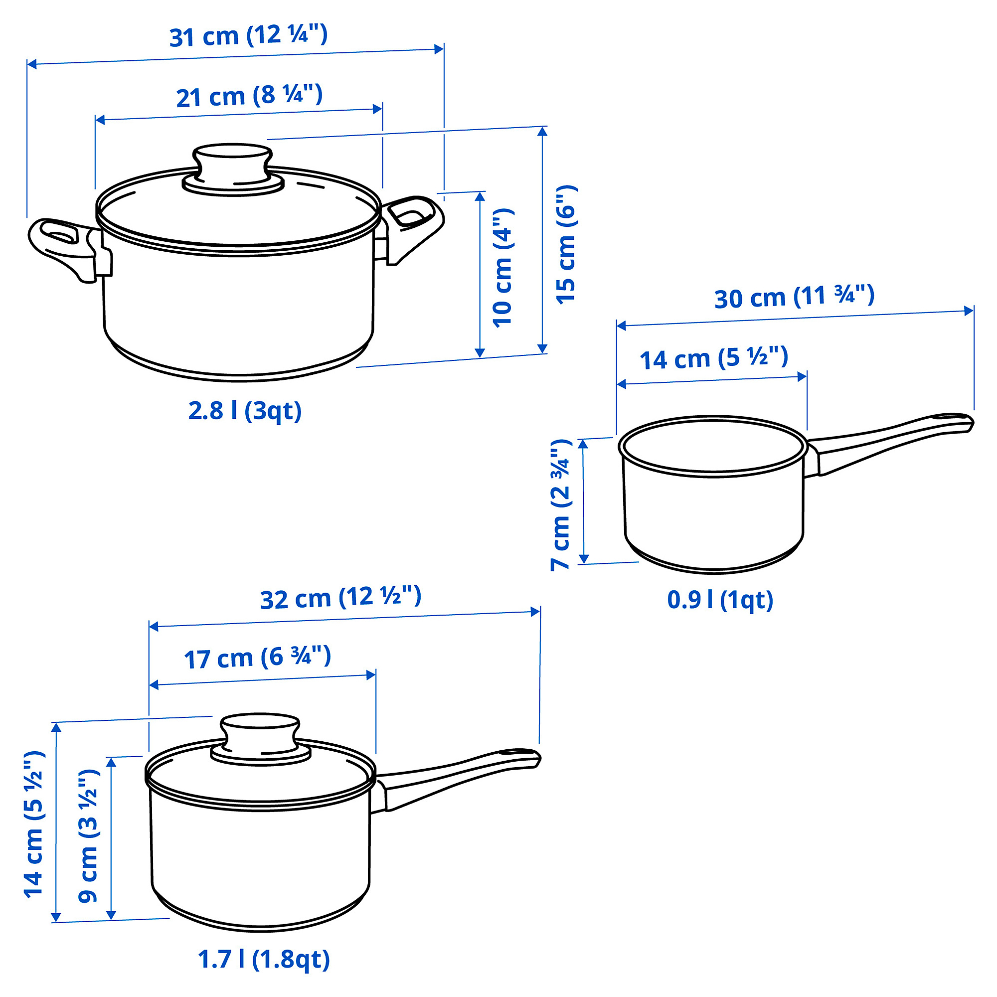ANNONS 煮食用具，5件套裝