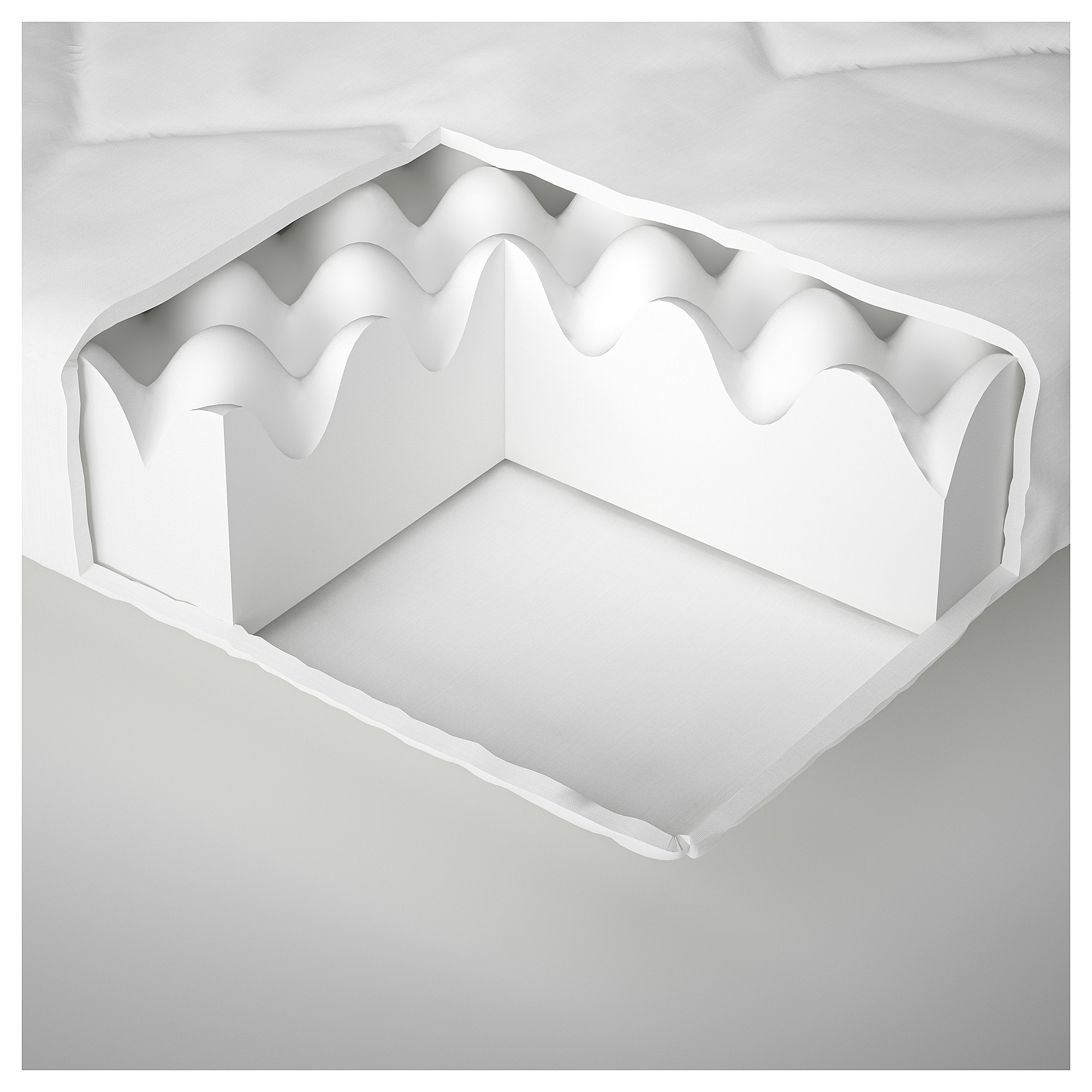 VIMSIG foam mattress for extendable bed