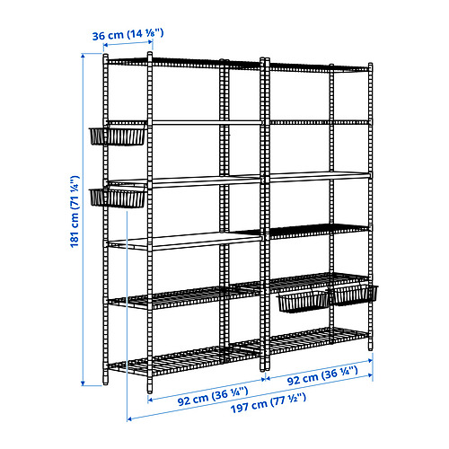 OMAR 2 shelf sections