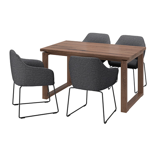 MÖRBYLÅNGA/TOSSBERG table and 4 chairs