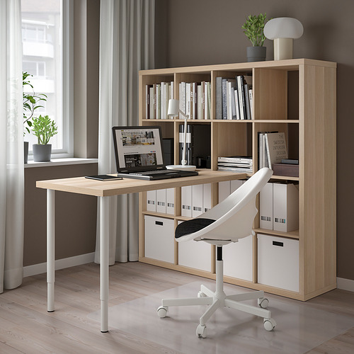 LAGKAPTEN/KALLAX desk combination