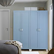 PLATSA wardrobe with 4 doors