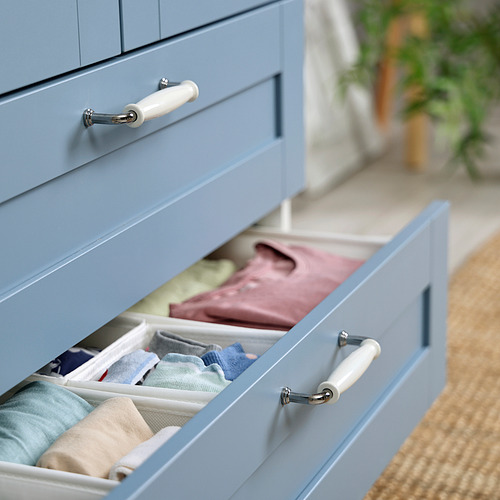 PLATSA wardrobe with 2 doors+2 drawers