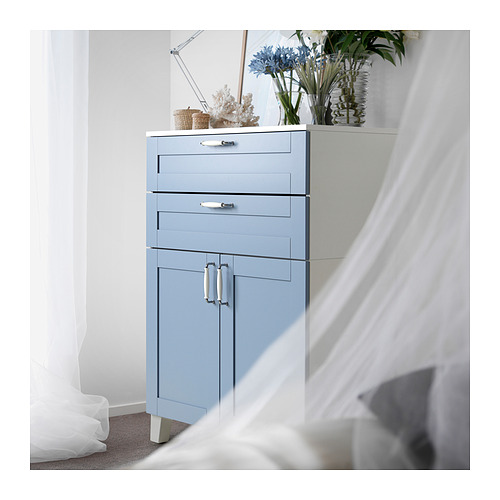 PLATSA cabinet with 2 doors and 2 drawers