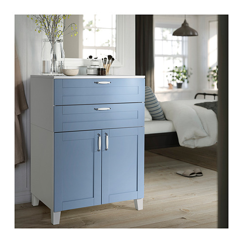 PLATSA cabinet with 2 doors and 2 drawers