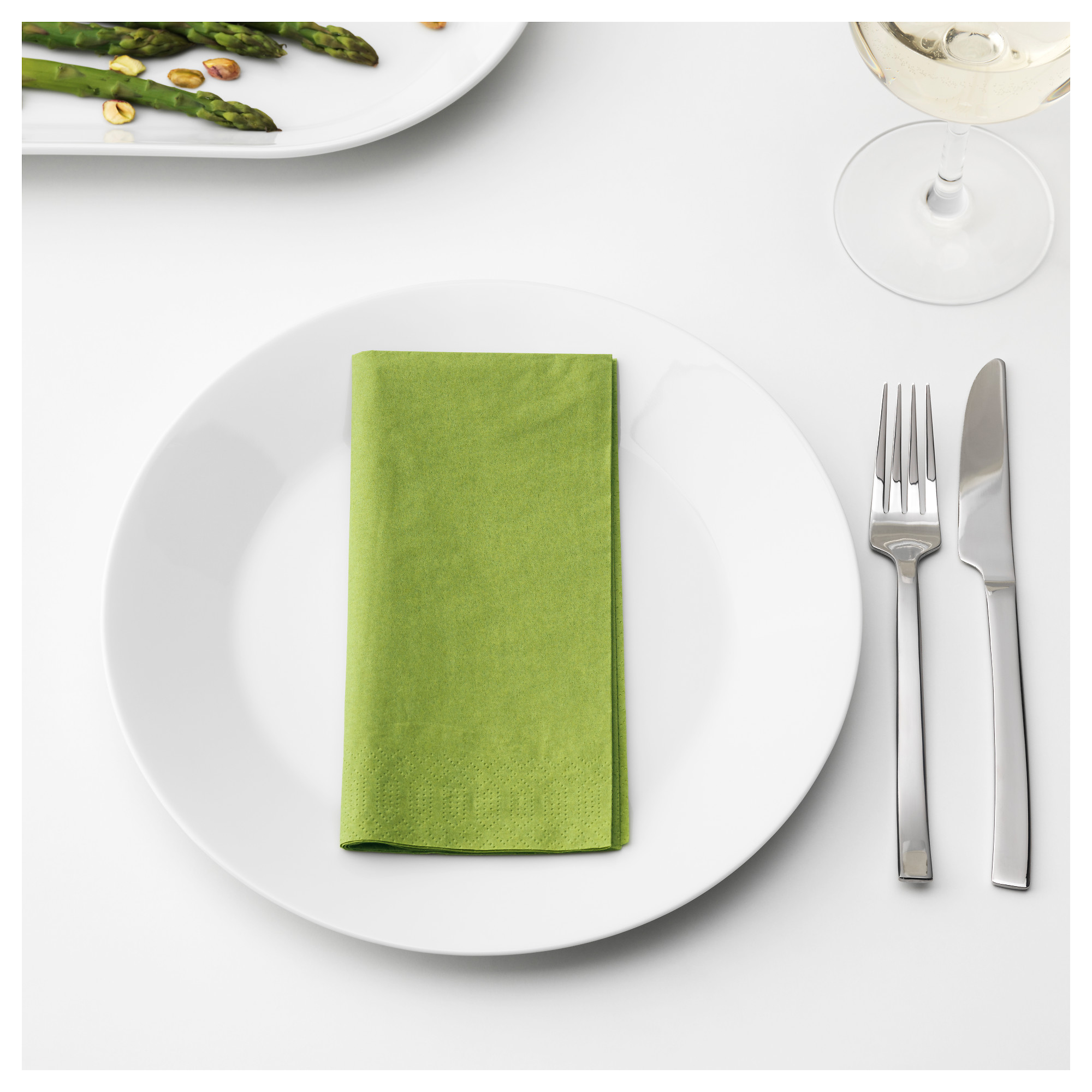 FANTASTISK paper napkin, medium green IKEA Hong Kong and Macau
