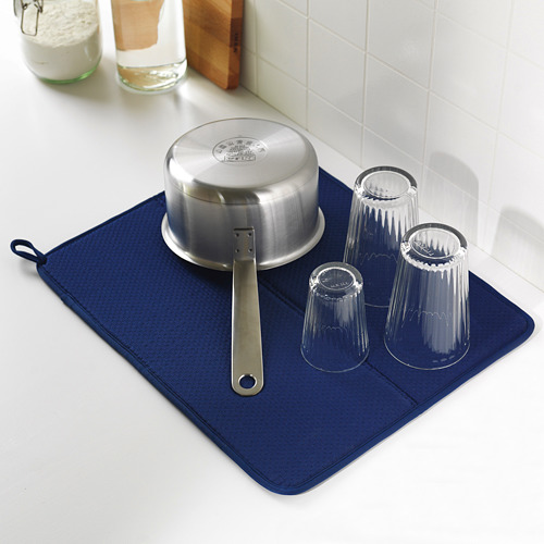 This Absorbent Dish Drying Mat Makes Doing Dishes 100% Less Gross