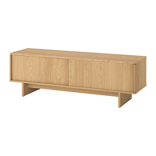 STOCKHOLM 2025 TV bench with sliding doors