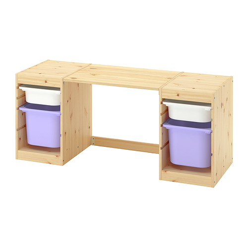 TROFAST 書檯連貯物盒