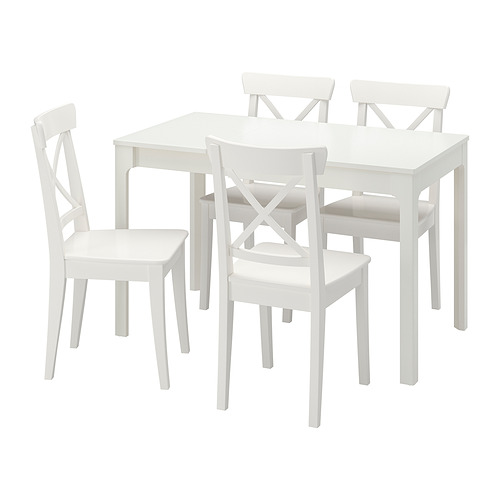 INGOLF/EKEDALEN table and 4 chairs