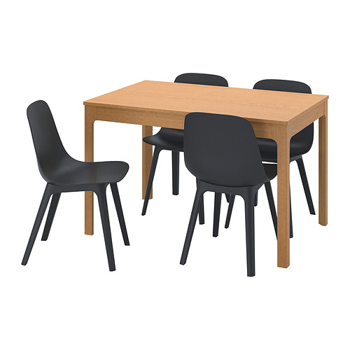 ODGER/EKEDALEN table and 4 chairs