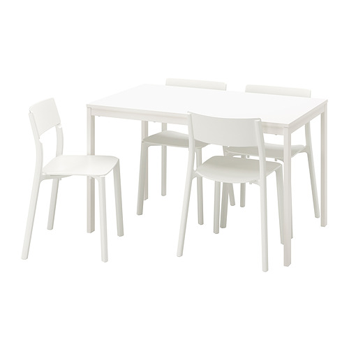 JANINGE/VANGSTA table and 4 chairs