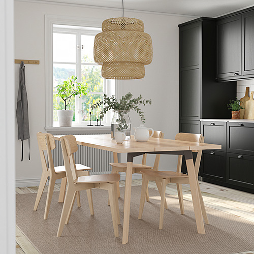 YPPERLIG/LISABO table and 4 chairs