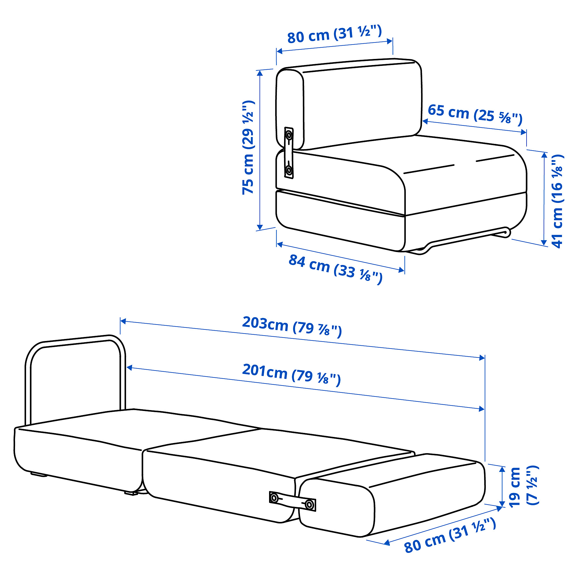 IKEA PS 2026 chair-bed