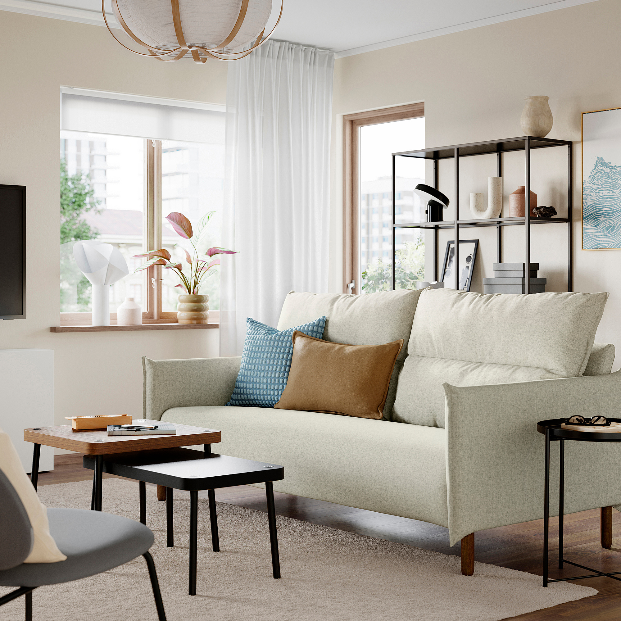 MANNARP 3-seat sofa