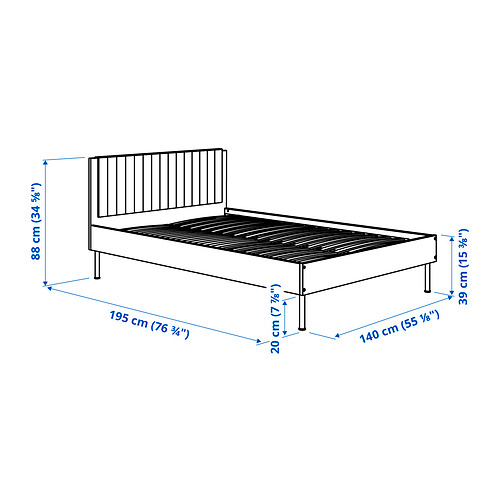 BRUKSVARA bed frame