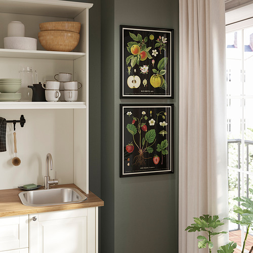 KNOPPÄNG frame with poster