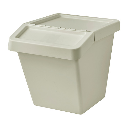 SORTERA - sorting bin with lid, beige, 60 l | IKEA Hong Kong and Macau - E1006266_S4
