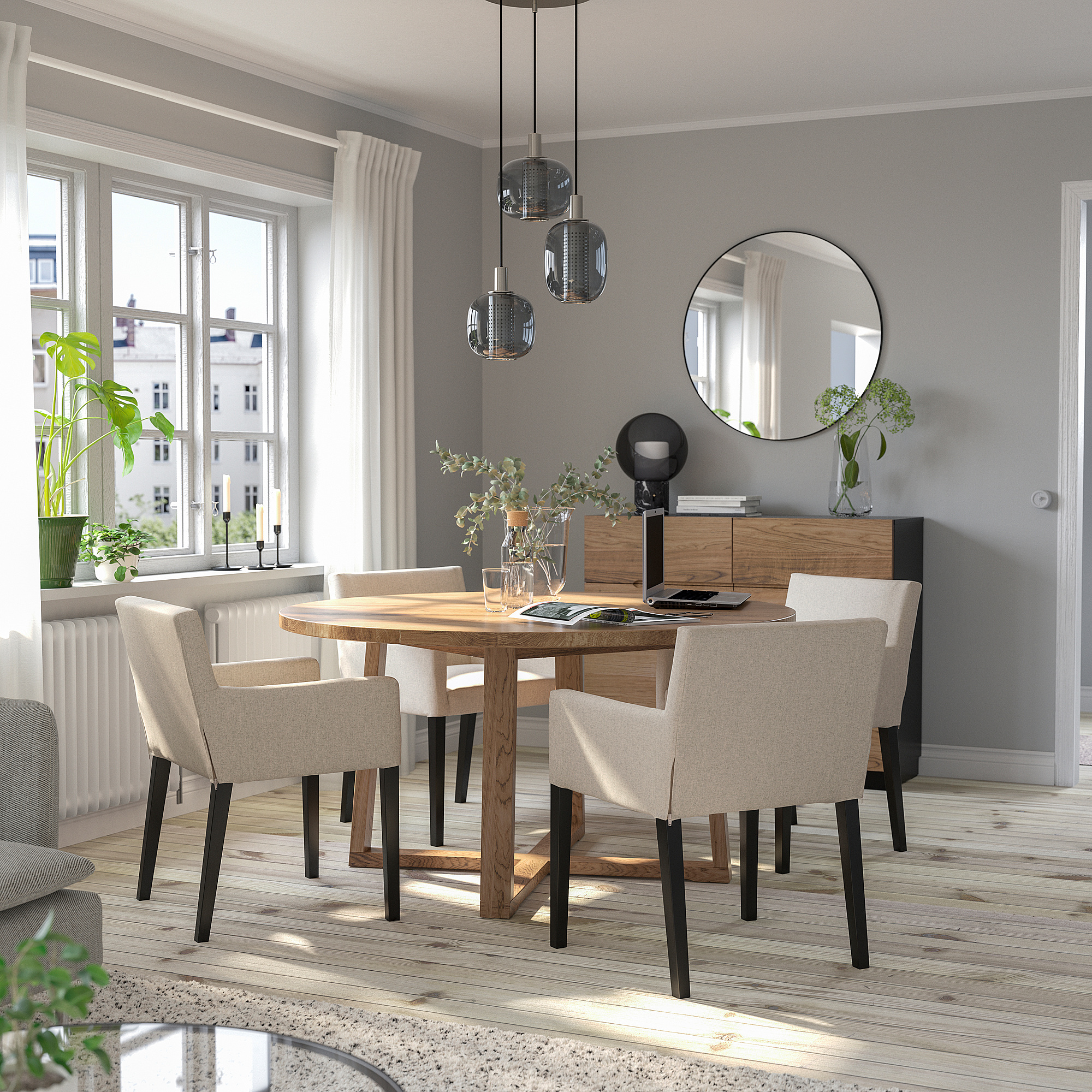 MÅRENÄS chair with armrests
