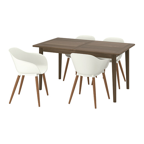 GRÖNSTA/SKANSNÄS table and 4 chairs