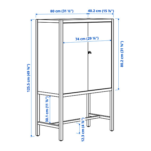 STOCKHOLM 2025 cabinet with 2 doors