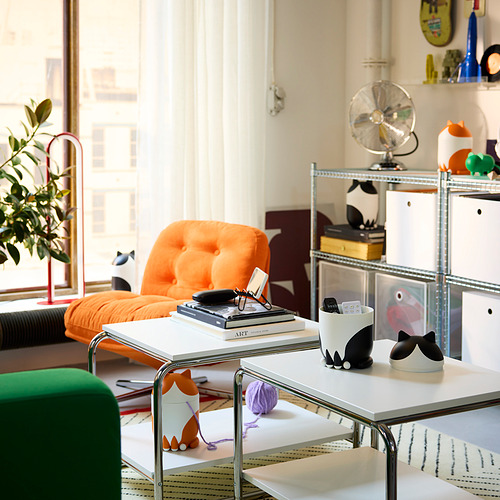 GREJSIMOJS 連蓋貯物盒