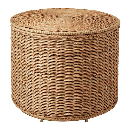 TOLKNING pouffe with storage