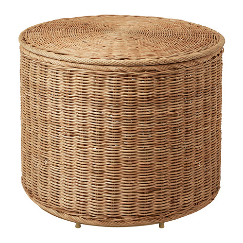 TOLKNING pouffe with storage