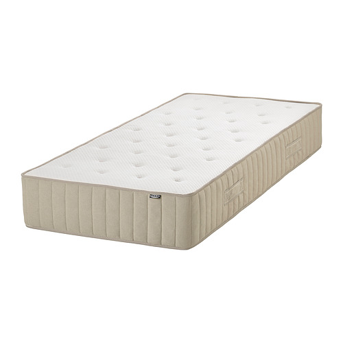 VATNESTRÖM pocket sprung mattress, extra firm/natural, single