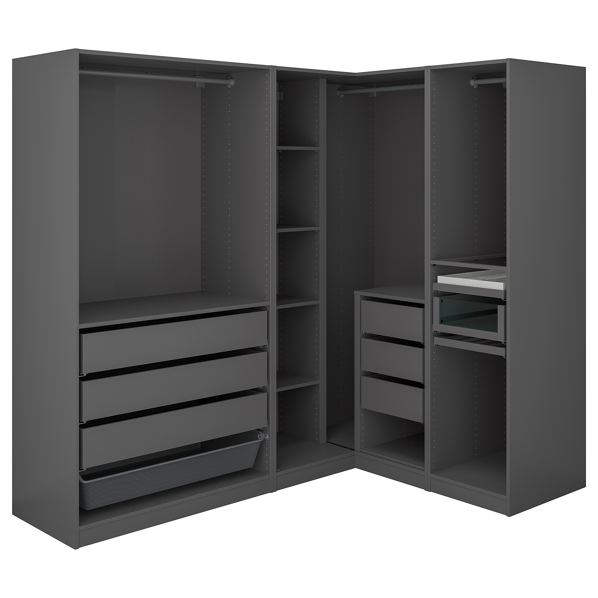 PAX corner wardrobe