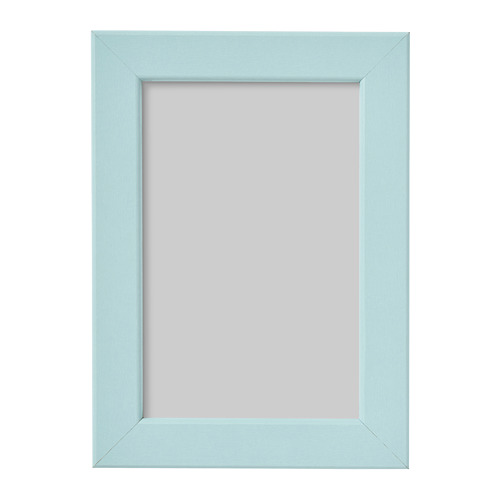 FISKBO frame, 10x15 cm, light blue