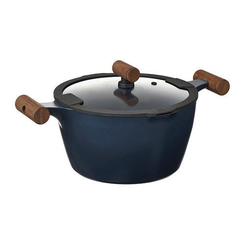 KLIPPFISK pot with lid