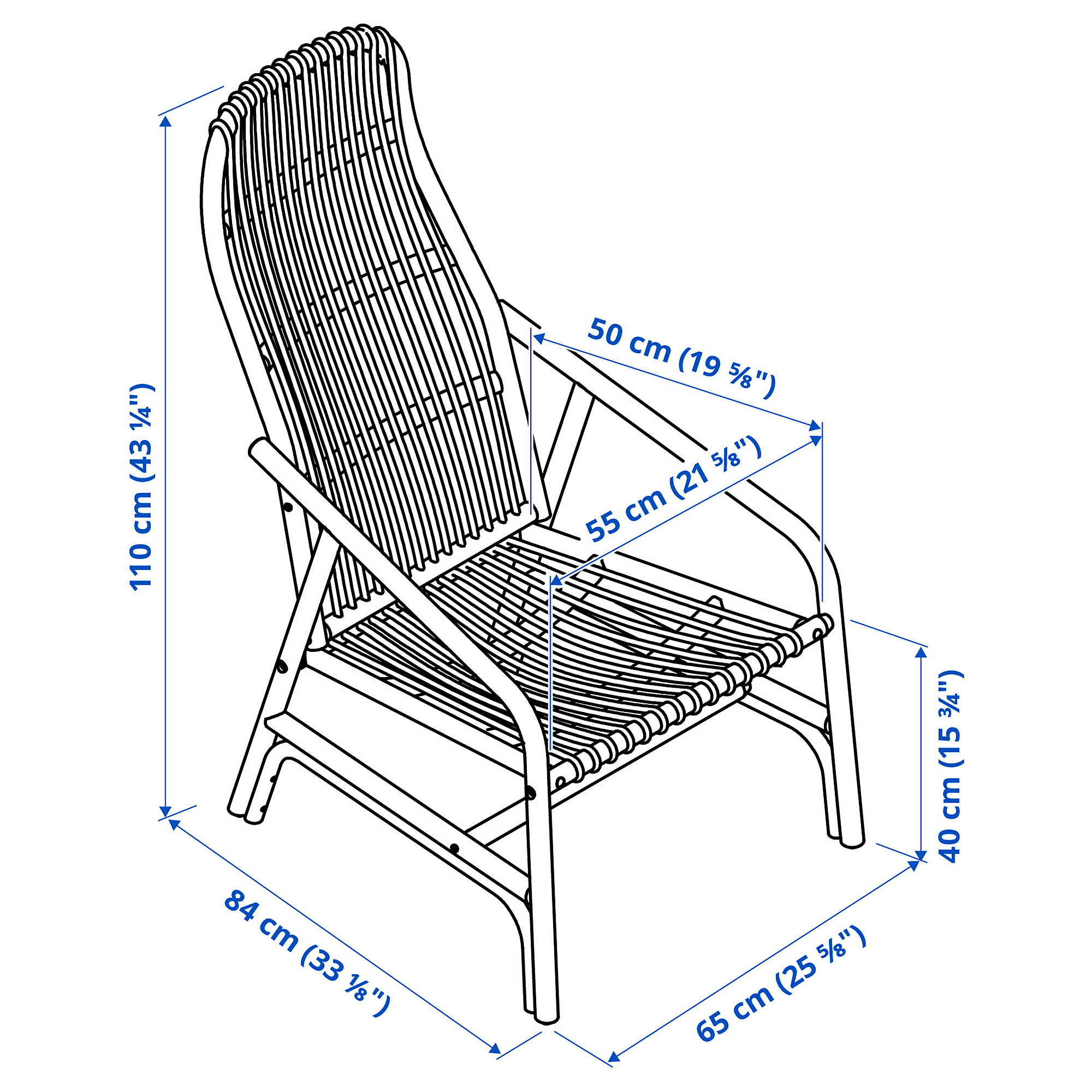 SALNÖ/GRYTTOM armchair with cushion
