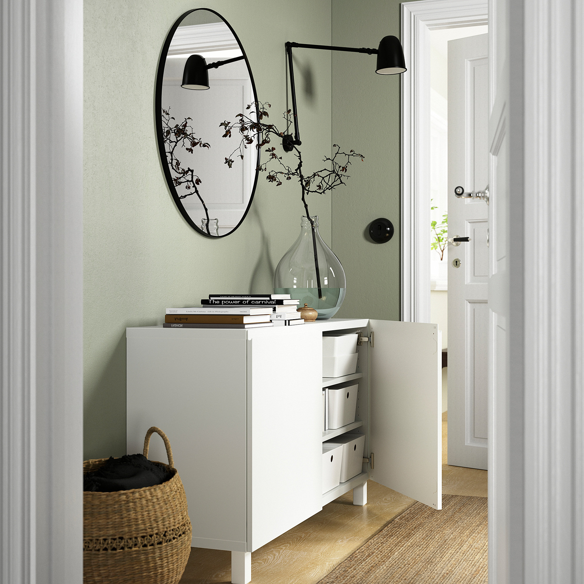 BESTÅ storage combination with doors