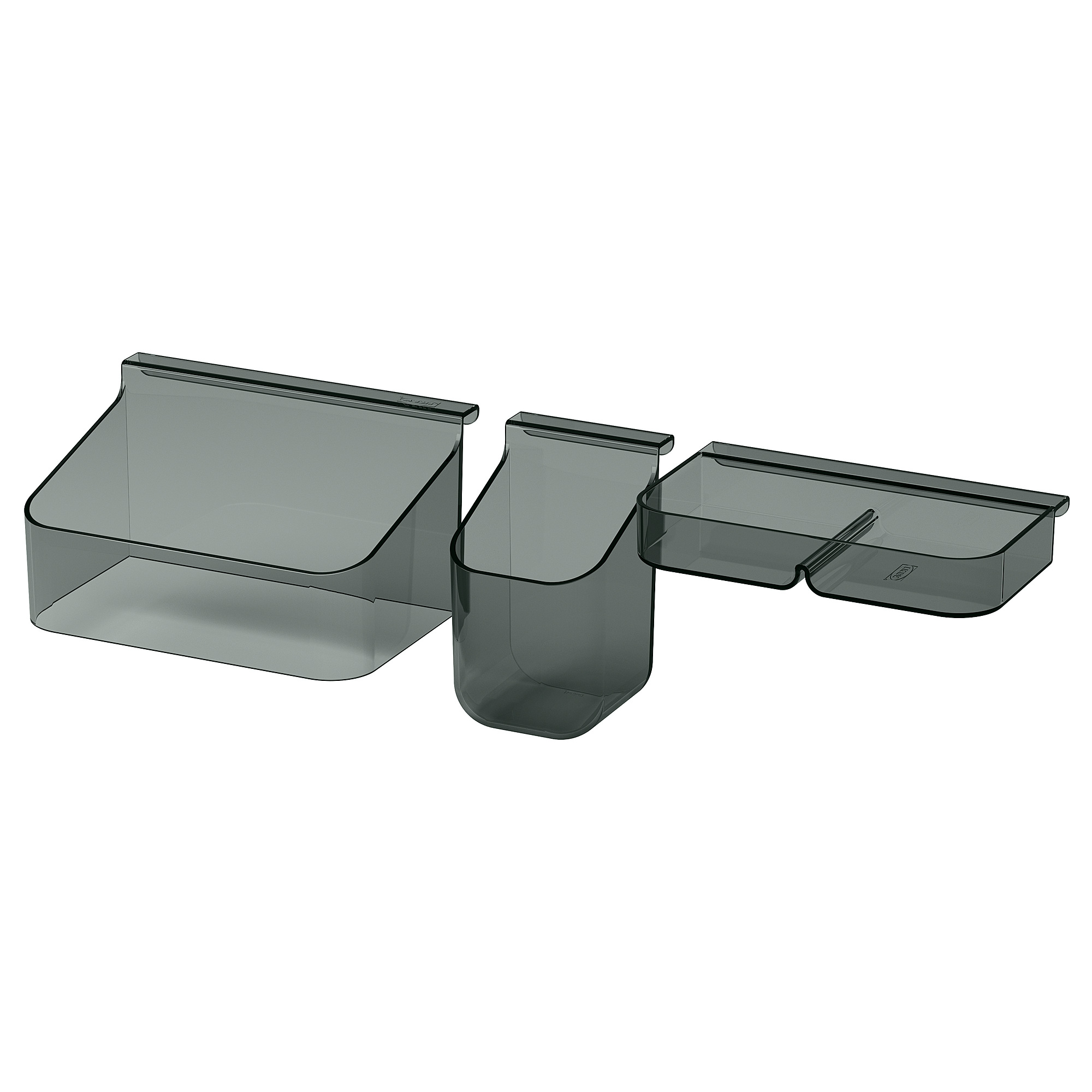 VISSLAÅN drawer organisers, set of 3
