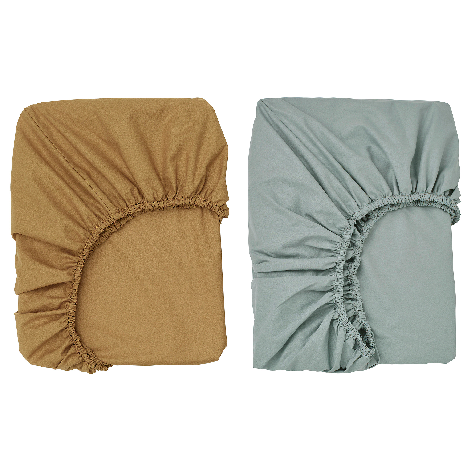 GULDVÄVARE fitted sheet for cot
