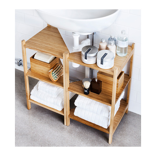 RÅGRUND wash-basin/corner shelf