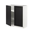 white-black stained