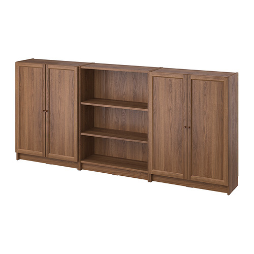 BILLY/OXBERG bookcase combination with doors