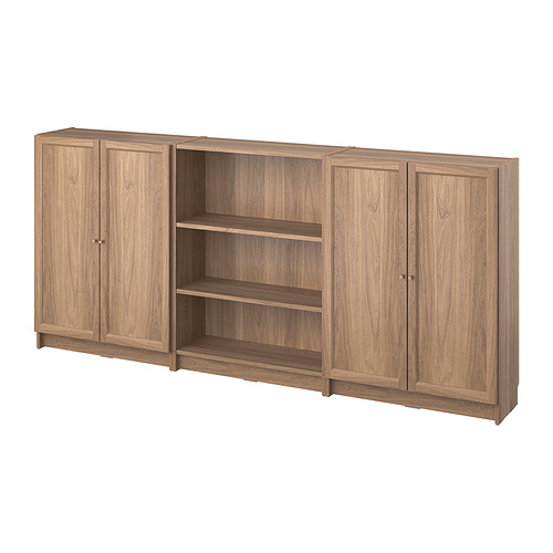 BILLY/OXBERG bookcase combination with doors