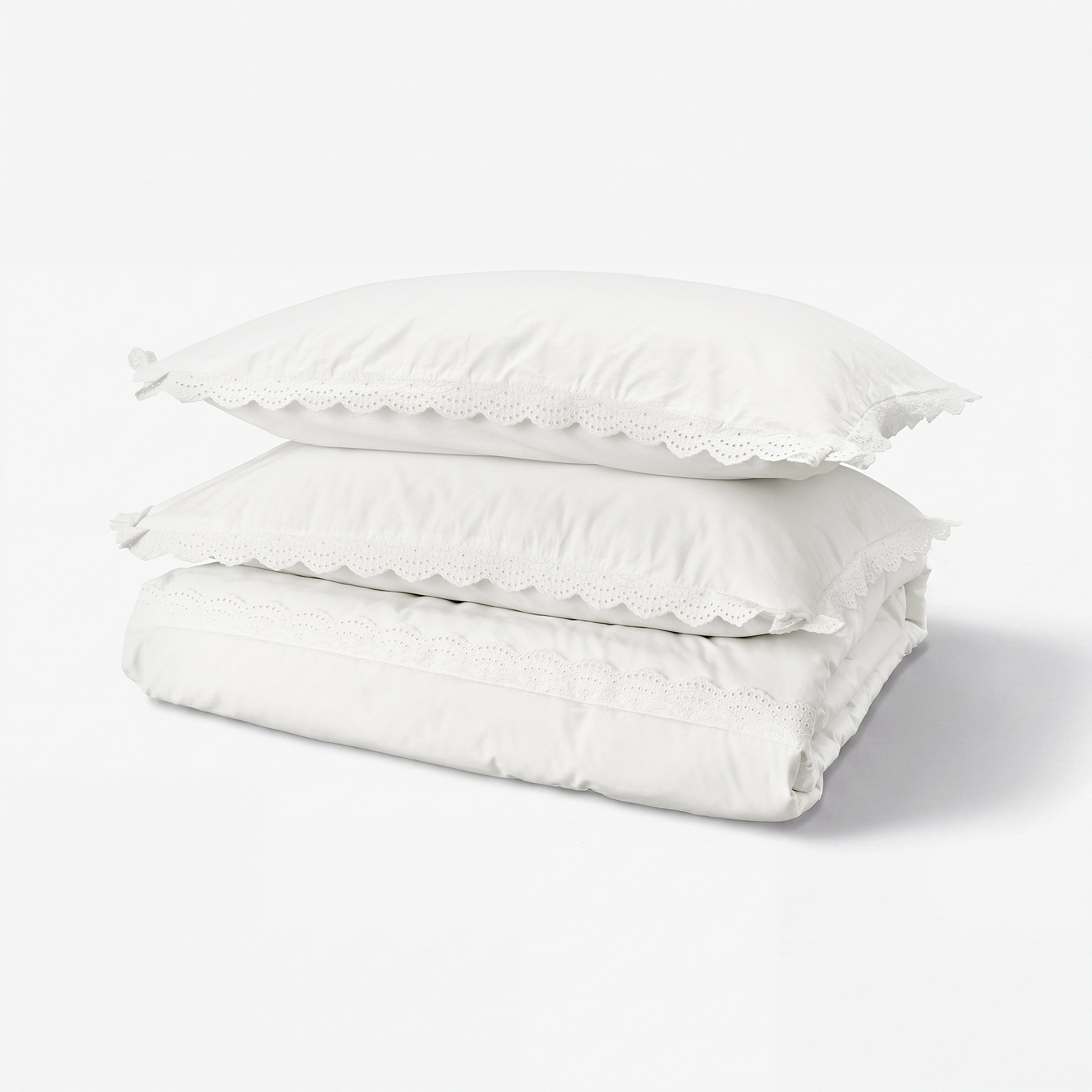 BIRGITTARÖNN duvet cover and 2 pillowcases
