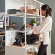 TROTTEN cabinet with sliding doors