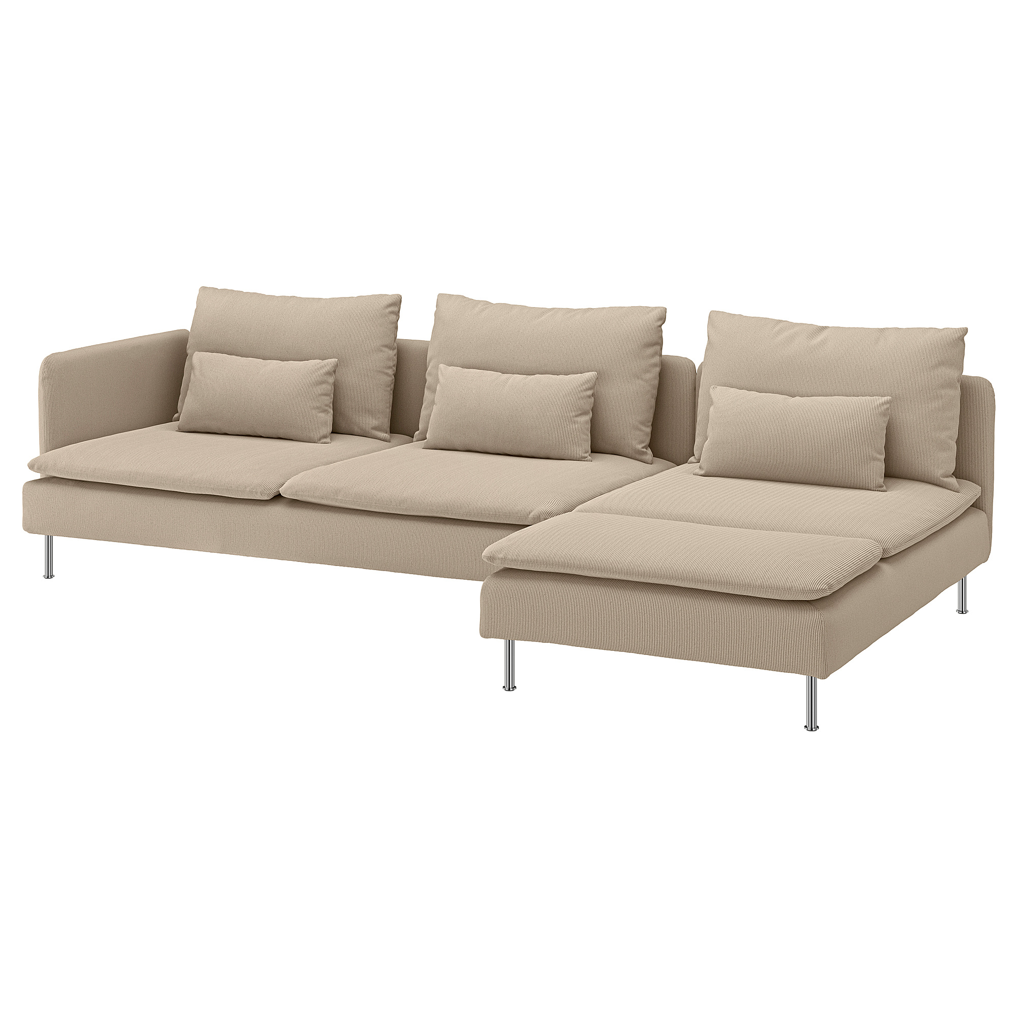 SÖDERHAMN 4-seat sofa with chaise longue
