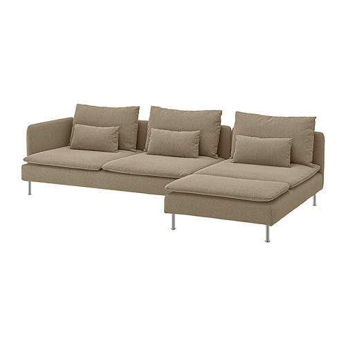 SÖDERHAMN 4-seat sofa with chaise longue