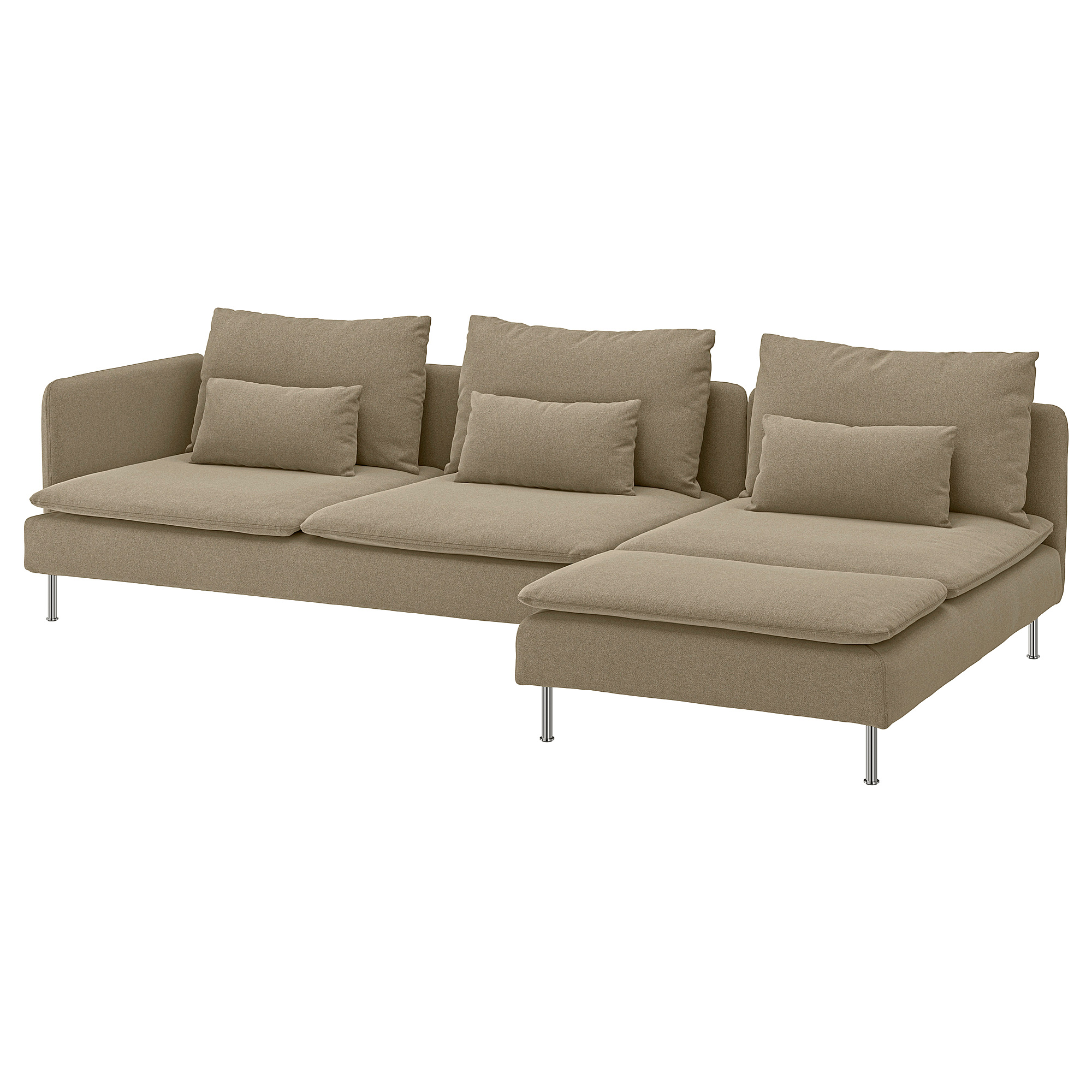 SÖDERHAMN 4-seat sofa with chaise longue