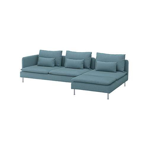SÖDERHAMN 4-seat sofa with chaise longue